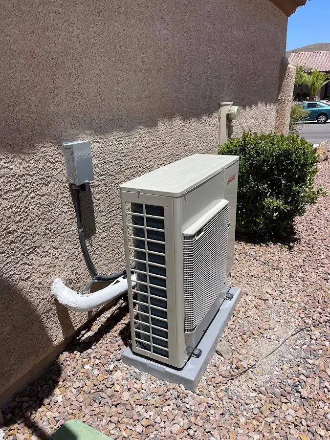 Residential air conditioning condenser unit in Travelers Rest